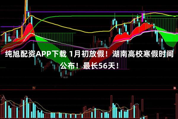 纯旭配资APP下载 1月初放假！湖南高校寒假时间公布！最长56天！